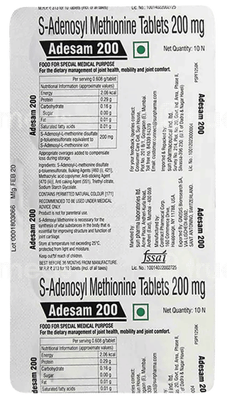 Adesam 200 Tablet 10