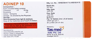 Adinep 10Mg Tablet 10