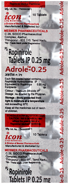 Adrole 0.25 Tablet 10