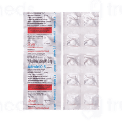 Adrole 0.5 Tablet 10 Adrole 0.5 Tablet 10