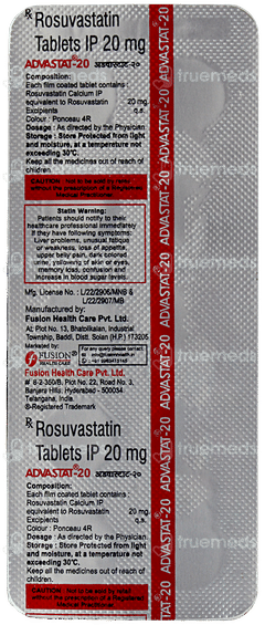 Advastat 20 Tablet 10 Advastat 20 Tablet 10