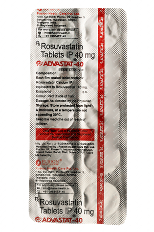 Advastat 40 Mg Tablet 10 - Uses, Side Effects, Dosage, Price | Truemeds