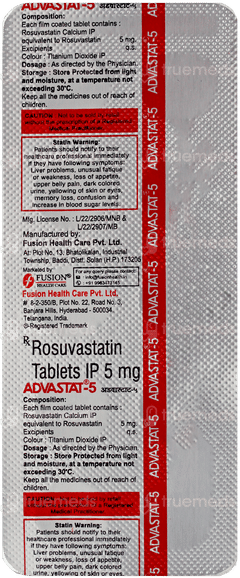 Advastat 5 Tablet 10 Advastat 5 Tablet 10