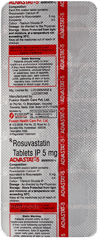 Advastat 5 Tablet 10