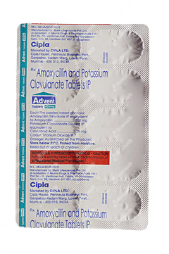 Advent 625mg Tablet 10