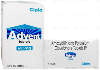 Advent 625Mg Tablet 10