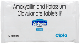 Advent 625Mg Tablet 10