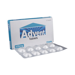 Advent 625mg Tablet 10