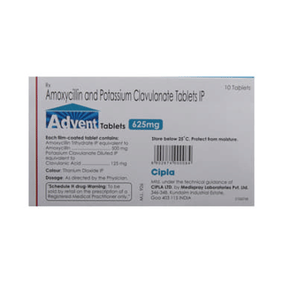 Advent 625mg Tablet 10