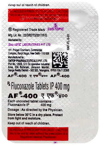 Af 400 Tablet 1