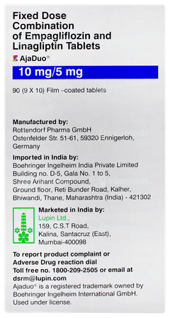 Ajaduo 10mg/5mg Tablet 10
