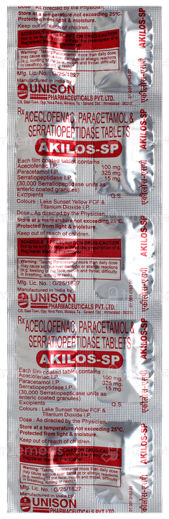 Akilos Sp Tablet 10