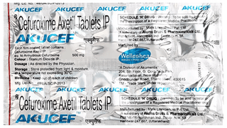 Akucef 500 Mg Tablet 10