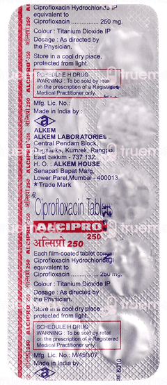 Alcipro 250 Tablet 10 Alcipro 250 Tablet 10
