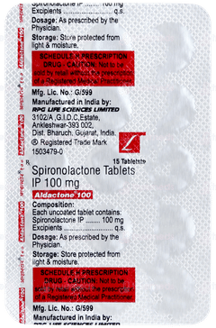 Aldactone 100 Tablet 15 Aldactone 100 Tablet 15