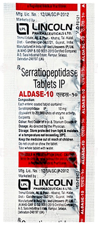 Aldase 10 Mg Tablet 10