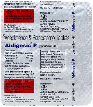 Aldigesic P Tablet 15