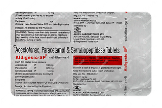 Aldigesic Sp 100/325/10 MG Tablet 10