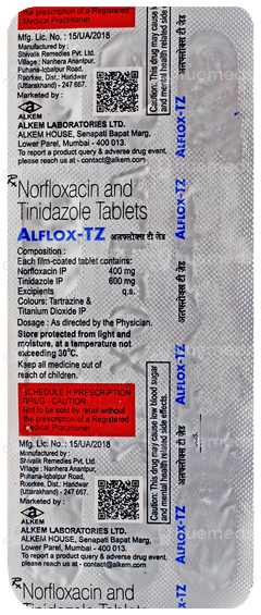 Alflox Tz Tablet 10