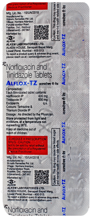 Alflox Tz Tablet 10