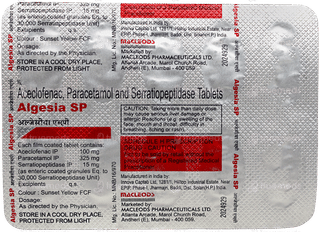 Algesia Sp Tablet 10