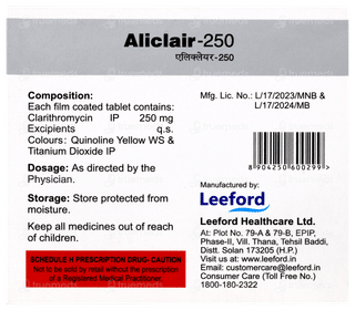 Aliclair 250 Tablet 4