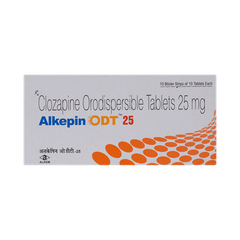 Alkepin Odt 25 MG Tablet 10
