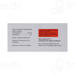Alkepin Odt 25 MG Tablet 10