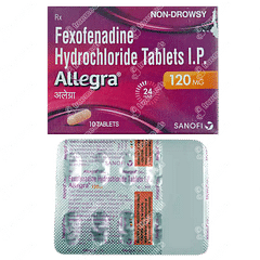 Allegra 120mg Tablet 10