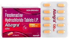 Allegra 120mg Tablet 10
