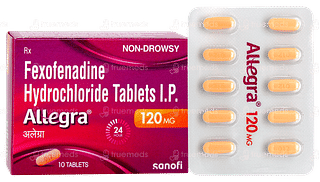 Allegra 120mg Tablet 10