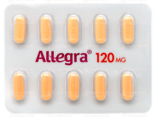 Allegra 120mg Tablet 10
