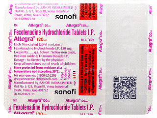 Allegra 120mg Tablet 10