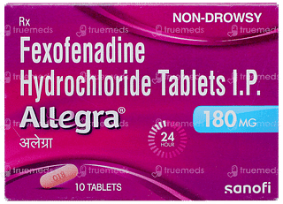 Allegra 180mg Tablet 10