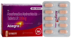 Allegra 180mg Tablet 10