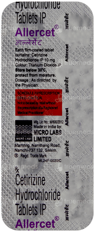 Allercet Tablet 10