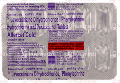 Allercet Cold Tablet 10