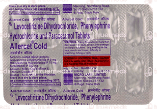 Allercet Cold Tablet 10