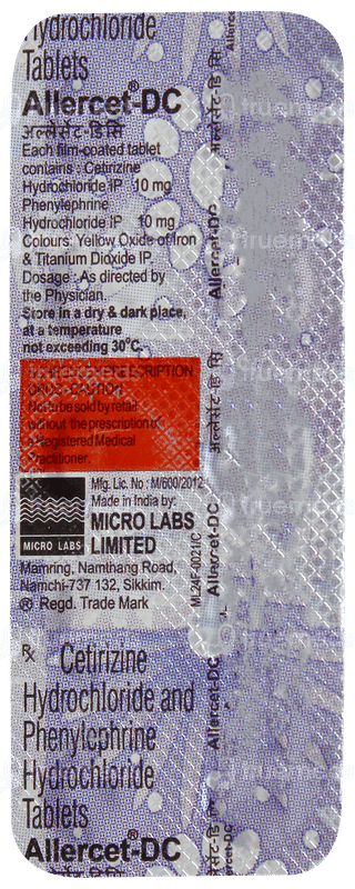 Allercet Dc Tablet 10