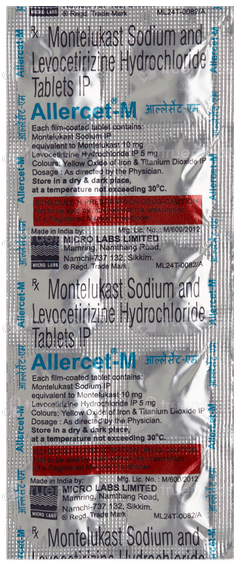 Allercet M Tablet 10