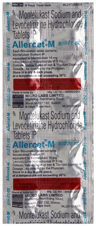 Allercet M Tablet 10