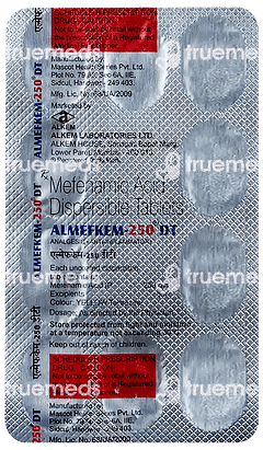 Almefkem 250 Dt Tablet 10 Almefkem 250 Dt Tablet 10