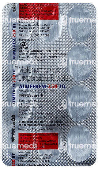 Almefkem 250 Dt Tablet 10