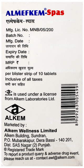 Almefkem Spas Tablet 10