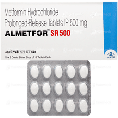 Almetfor 500Mg Tablet Sr 15
