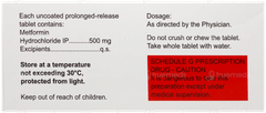 Almetfor 500Mg Tablet Sr 15