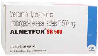 Almetfor 500Mg Tablet Sr 15