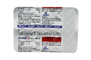 Alock P 100/325 MG Tablet 10