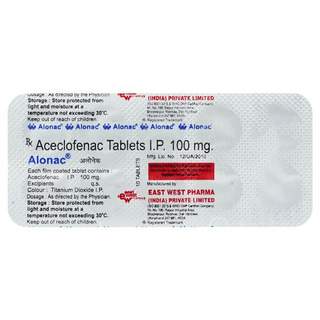 Alonac 100 Mg Tablet 10