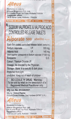 Alporate 500 Tablet 10 Alporate 500 Tablet 10